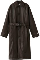 【プランク プロジェクト/PRANK PROJECT】のフェイクレザーオーバーロングコート / faux Leather Overlong Coat BRN(ブラウン)|ID: prp329100004622151 ipo3291000000036131841
