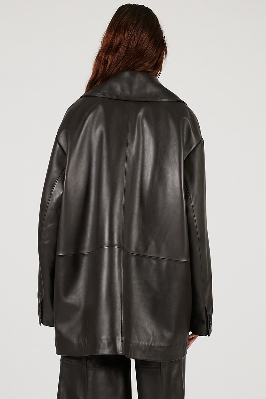 【プランク プロジェクト/PRANK PROJECT】のオーバーカラーシープレザージャケットコート / Overcoat Leather Jacket Coat 人気、トレンドファッション・服の通販 founy(ファニー) 　ファッション　Fashion　レディースファッション　Fashion for Women　アウター　Coat / Outerwear Collection　コート・ロングコート・ピーコート　Long Coats, Peacoats & More　レディースジャケット・軽アウター　Jackets　2025年　2025　2025-2026秋冬・A/W　Autumn/Winter 2025–26 AW25–26　ショルダー　Shoulder, Shoulder Strap　ショート　Short, Short Length　ジャケット　Jacket, Outerwear　ビッグ　Big, Oversized　エレガント 上品　Elegant　冬　Winter / This Winter　A/W・秋冬　Autumn/Winter　other-5|ID: prp329100004622153 ipo3291000000033169857