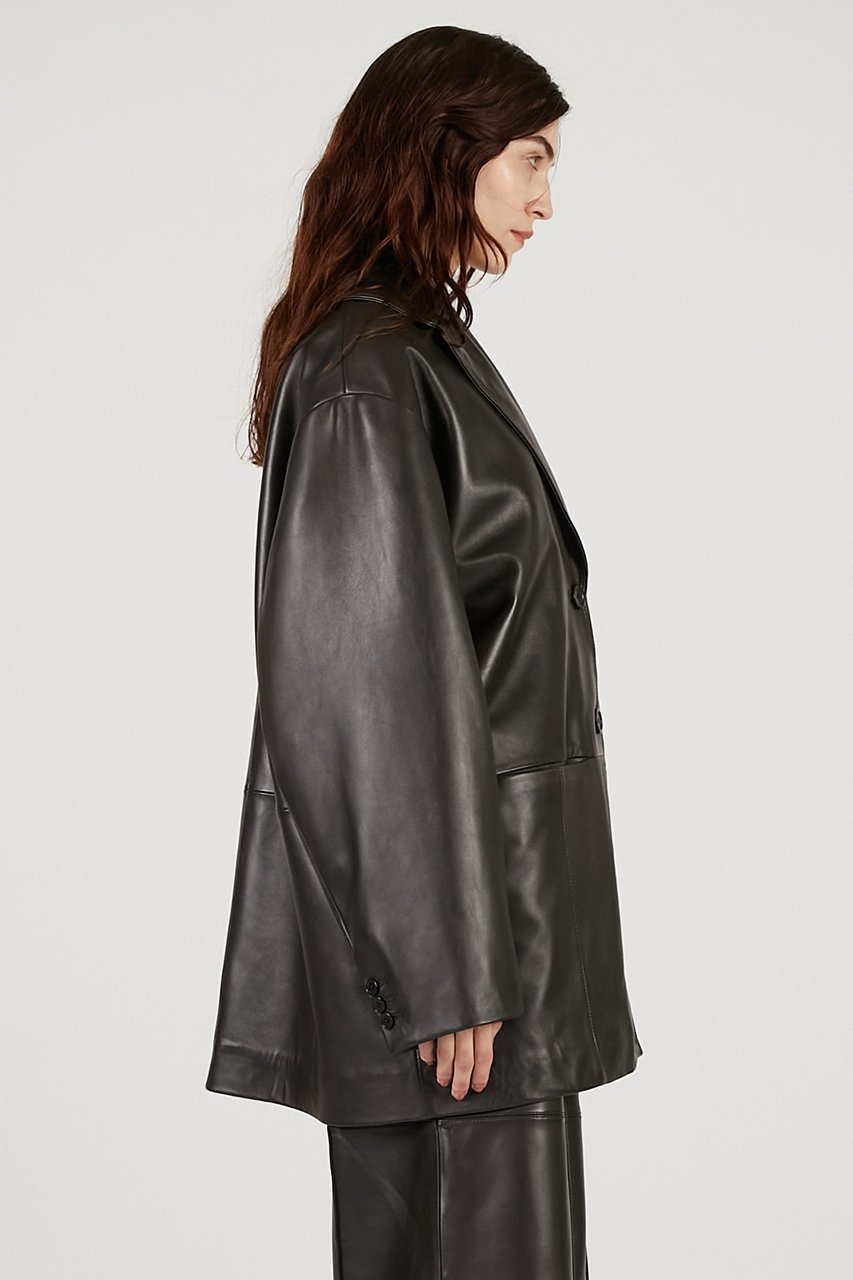 【プランク プロジェクト/PRANK PROJECT】のオーバーカラーシープレザージャケットコート / Overcoat Leather Jacket Coat 人気、トレンドファッション・服の通販 founy(ファニー) 　ファッション　Fashion　レディースファッション　Fashion for Women　アウター　Coat / Outerwear Collection　コート・ロングコート・ピーコート　Long Coats, Peacoats & More　レディースジャケット・軽アウター　Jackets　2025年　2025　2025-2026秋冬・A/W　Autumn/Winter 2025–26 AW25–26　ショルダー　Shoulder, Shoulder Strap　ショート　Short, Short Length　ジャケット　Jacket, Outerwear　ビッグ　Big, Oversized　エレガント 上品　Elegant　冬　Winter / This Winter　A/W・秋冬　Autumn/Winter　other-6|ID: prp329100004622153 ipo3291000000033169858