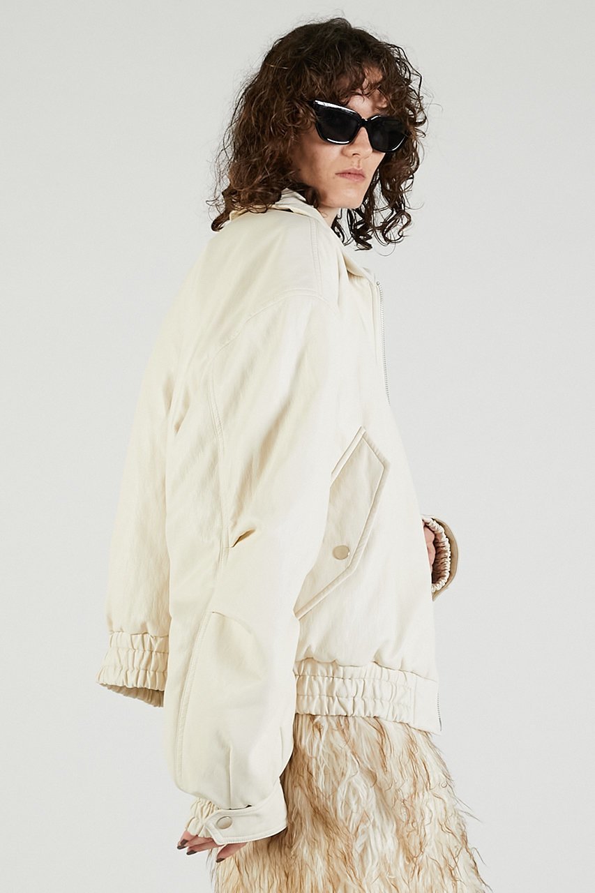 【プランク プロジェクト/PRANK PROJECT】のフライトレザーボンバージャケット / Flight Leather Bomber Jacket 人気、トレンドファッション・服の通販 founy(ファニー) 　ファッション　Fashion　レディースファッション　Fashion for Women　アウター　Coat / Outerwear Collection　レディースジャケット・軽アウター　Jackets　ブルゾンジャケット・スポーティアウター　Blouson Jackets　2025年　2025　2025-2026秋冬・A/W　Autumn/Winter 2025–26 AW25–26　ショルダー　Shoulder, Shoulder Strap　ジャケット　Jacket, Outerwear　フェイクレザー　Faux Leather, PU Leather　ブルゾン　Blouson, Bomber Jacket　モダン　Modern, Contemporary　リアル　Real, Realistic　冬　Winter / This Winter　A/W・秋冬　Autumn/Winter　other-6|ID: prp329100004622155 ipo3291000000033169876