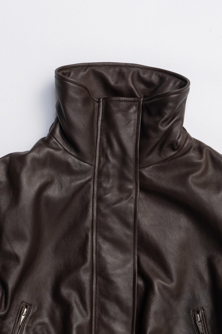 【プランク プロジェクト/PRANK PROJECT】のSHEEPレザハイネックーブルゾン / SHEEP Leather High Neck Blouson 人気、トレンドファッション・服の通販 founy(ファニー) 　ファッション　Fashion　レディースファッション　Fashion for Women　アウター　Coat / Outerwear Collection　レディースジャケット・軽アウター　Jackets　ブルゾンジャケット・スポーティアウター　Blouson Jackets　2025年　2025　2025-2026秋冬・A/W　Autumn/Winter 2025–26 AW25–26　ジャケット　Jacket, Outerwear　ハイネック　High Neck, Mock Neck　バルーン　Balloon, Balloon Silhouette　ブルゾン　Blouson, Bomber Jacket　モダン　Modern, Contemporary　A/W・秋冬　Autumn/Winter　other-2|ID: prp329100004622156 ipo3291000000033169881