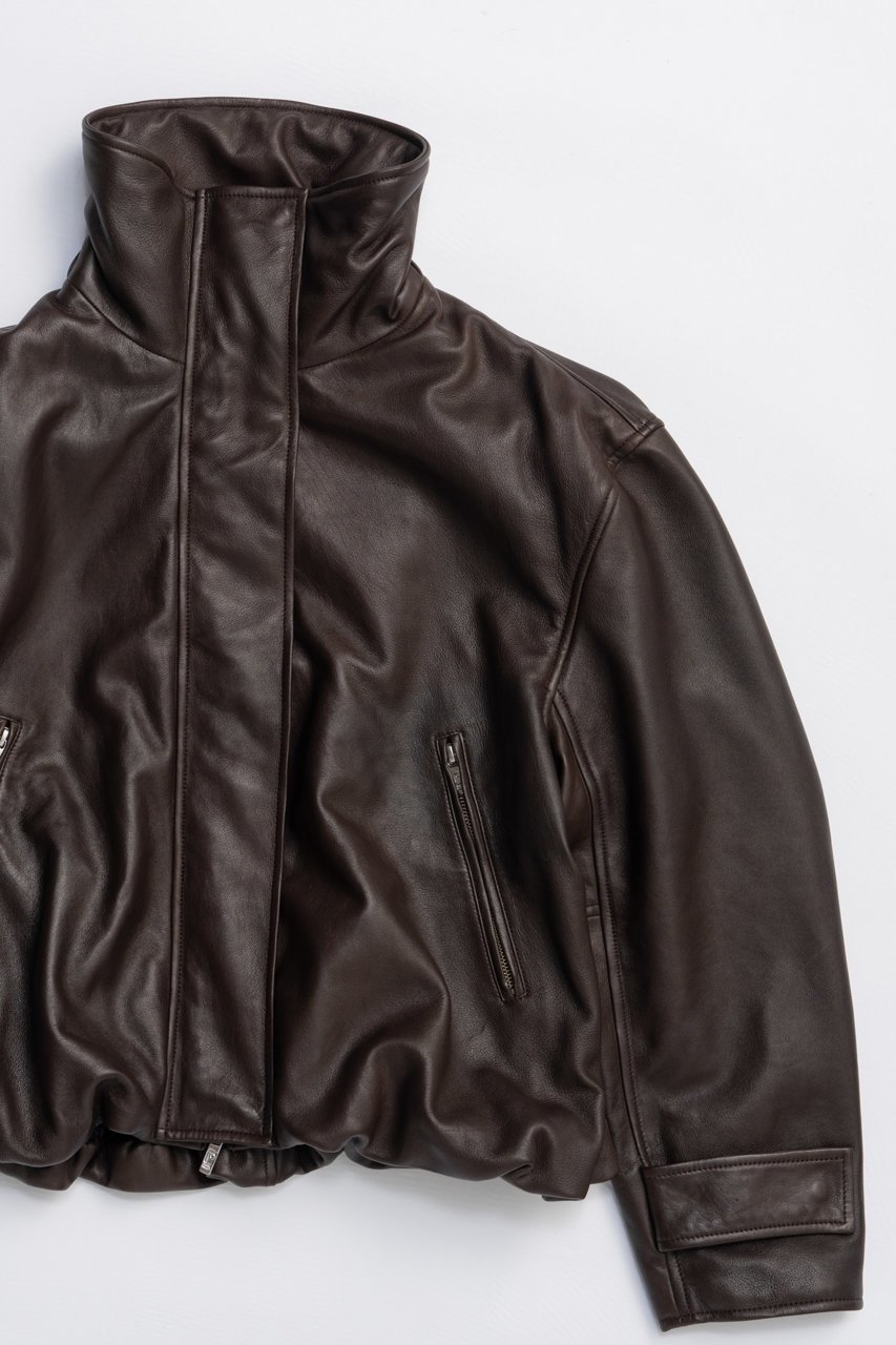 【プランク プロジェクト/PRANK PROJECT】のSHEEPレザハイネックーブルゾン / SHEEP Leather High Neck Blouson 人気、トレンドファッション・服の通販 founy(ファニー) 　ファッション　Fashion　レディースファッション　Fashion for Women　アウター　Coat / Outerwear Collection　レディースジャケット・軽アウター　Jackets　ブルゾンジャケット・スポーティアウター　Blouson Jackets　2025年　2025　2025-2026秋冬・A/W　Autumn/Winter 2025–26 AW25–26　ジャケット　Jacket, Outerwear　ハイネック　High Neck, Mock Neck　バルーン　Balloon, Balloon Silhouette　ブルゾン　Blouson, Bomber Jacket　モダン　Modern, Contemporary　A/W・秋冬　Autumn/Winter　other-3|ID: prp329100004622156 ipo3291000000033169882