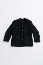 【プランク プロジェクト/PRANK PROJECT】のパディングツイードジャケット / Padded Tweed Jacket BLK(ブラック)|ID: prp329100004622157 ipo3291000000033169889