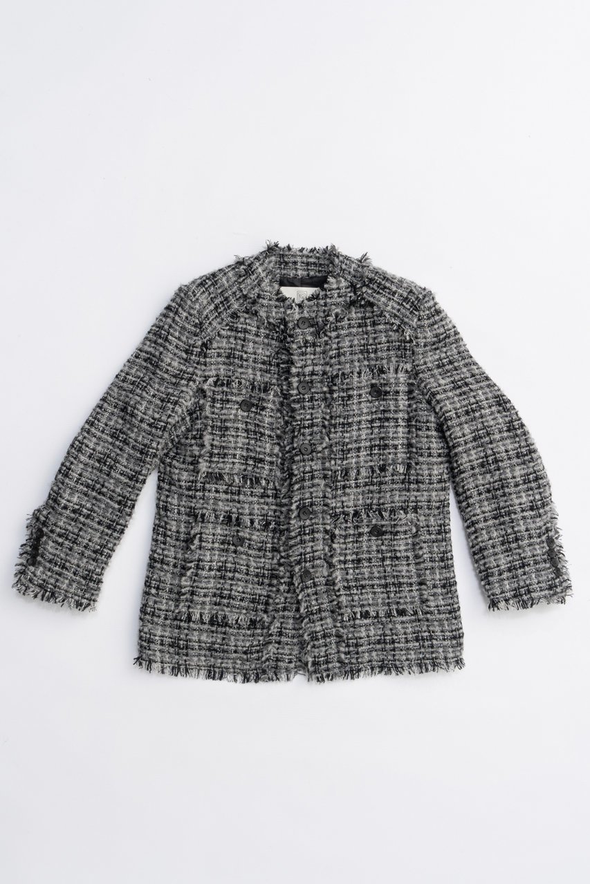 【プランク プロジェクト/PRANK PROJECT】のパディングツイードジャケット / Padded Tweed Jacket インテリア・キッズ・メンズ・レディースファッション・服の通販 founy(ファニー) 　ファッション　Fashion　レディースファッション　Fashion for Women　アウター　Coat / Outerwear Collection　レディースジャケット・軽アウター　Jackets　2025年　2025　2025-2026秋冬・A/W　Autumn/Winter 2025–26 AW25–26　おすすめ　Recommended / Our Picks　クラシカル　Classical, Vintage-Inspired　クラシック　Classic, Timeless Style　ジャケット　Jacket, Outerwear　ダメージ　Distressed, Destroyed　チェック　Check, Plaid, Tartan　ツイード　Twill, Twill Weave　デニム　Denim, Jeans Material　A/W・秋冬　Autumn/Winter　MLT(マルチカラー)|ID: prp329100004622157 ipo3291000000033169891