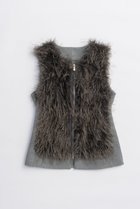 【プランク プロジェクト/PRANK PROJECT】のファートリミングベスト / Fur Trimmed Vest GRY(グレー)|ID: prp329100004622158 ipo3291000000033169899