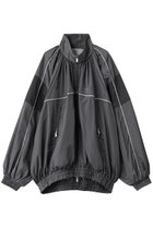 【プランク プロジェクト/PRANK PROJECT】のボリュームギャザートラックブルゾン / Volume Gathered Trucker Blouson 人気、トレンドファッション・服の通販 founy(ファニー) ファッション Fashion レディースファッション Fashion for Women アウター Coat / Outerwear Collection レディースジャケット・軽アウター Jackets ブルゾンジャケット・スポーティアウター Blouson Jackets ギャザー Gathered, Ruffled ジャケット Jacket, Outerwear タフタ Taffeta, Structured Fabric バランス Balance, Style Balance ブルゾン Blouson, Bomber Jacket ボトム Bottoms, Lower Wear リップ Lip, Lip Motif 今季 This Season, Current Season thumbnail GRY(グレー)|ID: prp329100004622159 ipo3291000000036465566
