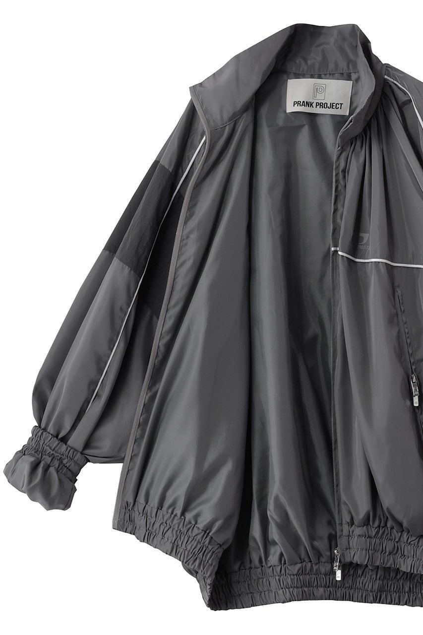 【プランク プロジェクト/PRANK PROJECT】のボリュームギャザートラックブルゾン / Volume Gathered Trucker Blouson 人気、トレンドファッション・服の通販 founy(ファニー) ファッション Fashion レディースファッション Fashion for Women アウター Coat / Outerwear Collection レディースジャケット・軽アウター Jackets ブルゾンジャケット・スポーティアウター Blouson Jackets ギャザー Gathered, Ruffled ジャケット Jacket, Outerwear タフタ Taffeta, Structured Fabric バランス Balance, Style Balance ブルゾン Blouson, Bomber Jacket ボトム Bottoms, Lower Wear リップ Lip, Lip Motif 今季 This Season, Current Season other-6|ID: prp329100004622159 ipo3291000000036465572