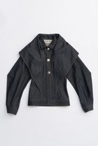 【プランク プロジェクト/PRANK PROJECT】のスカーフシェイプデニムジャケット / Scarf-Shaped Denim Jacket NVY(ネイビー)|ID: prp329100004622160 ipo3291000000033169920