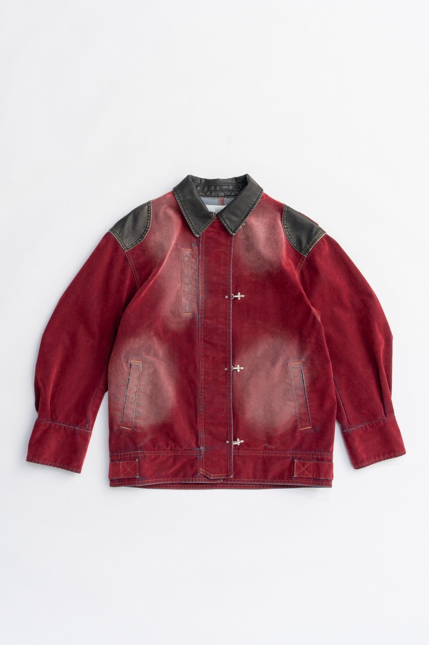 【プランク プロジェクト/PRANK PROJECT】のフロッキーデニムジャケット / Flocky Denim Jacket インテリア・キッズ・メンズ・レディースファッション・服の通販 founy(ファニー) 　ファッション　Fashion　レディースファッション　Fashion for Women　アウター　Coat / Outerwear Collection　レディースジャケット・軽アウター　Jackets　デニムジャケット / カジュアルアウター　Denim Jackets　2025年　2025　2025-2026秋冬・A/W　Autumn/Winter 2025–26 AW25–26　おすすめ　Recommended / Our Picks　ウォーム　Warm Fabric　ジャケット　Jacket, Outerwear　デニム　Denim, Jeans Material　ドット　Polka Dot, Dot Pattern　バランス　Balance, Style Balance　フェミニン　Feminine, Girly　ブルゾン　Blouson, Bomber Jacket　ランダム　Random, Irregular　A/W・秋冬　Autumn/Winter　RED(レッド)|ID: prp329100004622161 ipo3291000000033169930
