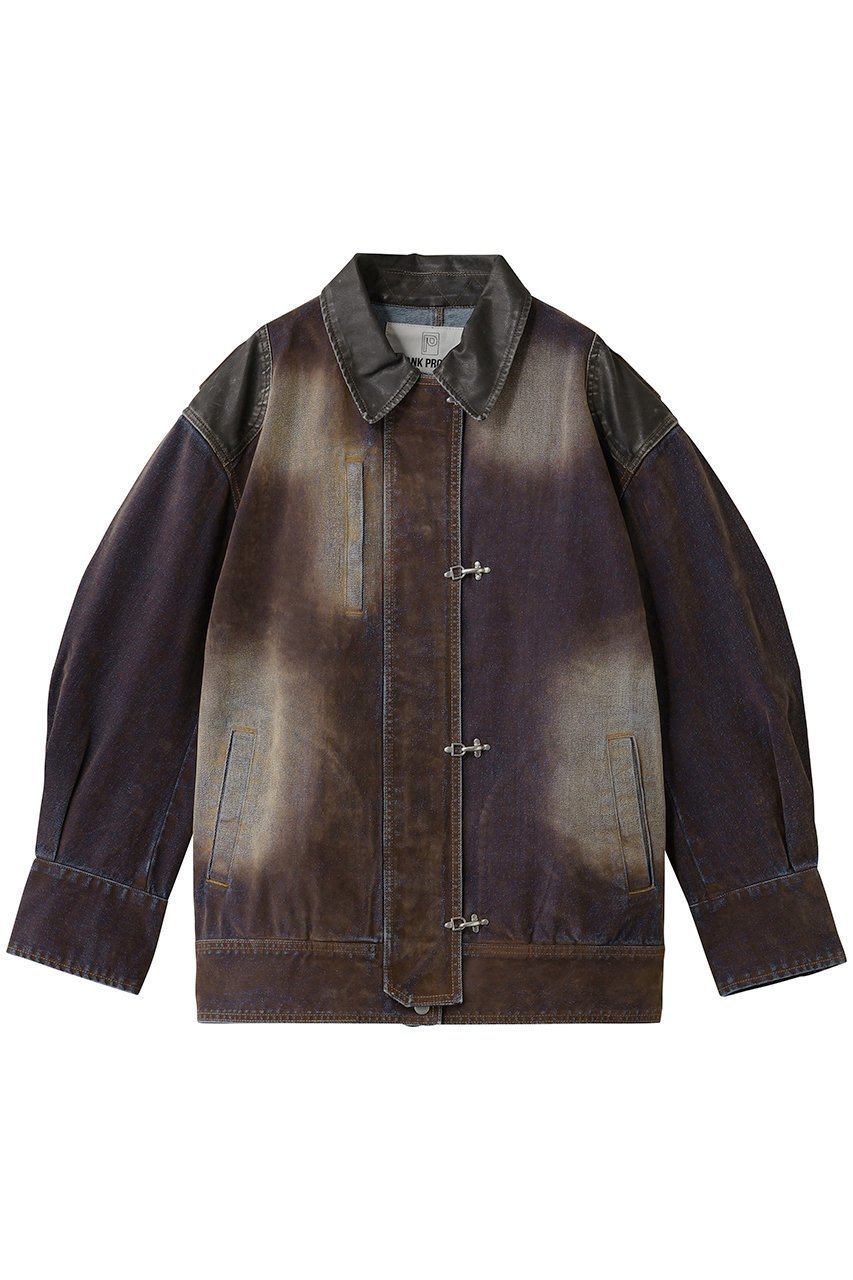 【プランク プロジェクト/PRANK PROJECT】のフロッキーデニムジャケット / Flocky Denim Jacket インテリア・キッズ・メンズ・レディースファッション・服の通販 founy(ファニー) ファッション Fashion レディースファッション Fashion for Women アウター Coat / Outerwear Collection レディースジャケット・軽アウター Jackets デニムジャケット / カジュアルアウター Denim Jackets おすすめ Recommended / Our Picks ウォーム Warm Fabric ジャケット Jacket, Outerwear デニム Denim, Jeans Material ドット Polka Dot, Dot Pattern バランス Balance, Style Balance フェミニン Feminine, Girly ブルゾン Blouson, Bomber Jacket ランダム Random, Irregular CML(キャメル)|ID: prp329100004622161 ipo3291000000035865199