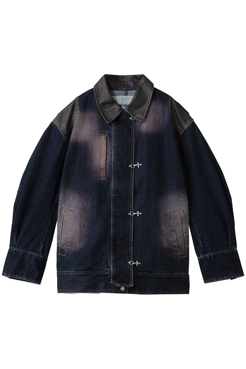【プランク プロジェクト/PRANK PROJECT】のフロッキーデニムジャケット / Flocky Denim Jacket 人気、トレンドファッション・服の通販 founy(ファニー) 　ファッション　Fashion　レディースファッション　Fashion for Women　アウター　Coat / Outerwear Collection　レディースジャケット・軽アウター　Jackets　デニムジャケット / カジュアルアウター　Denim Jackets　おすすめ　Recommended / Our Picks　ウォーム　Warm Fabric　ジャケット　Jacket, Outerwear　デニム　Denim, Jeans Material　ドット　Polka Dot, Dot Pattern　バランス　Balance, Style Balance　フェミニン　Feminine, Girly　ブルゾン　Blouson, Bomber Jacket　ランダム　Random, Irregular　 other-1|ID: prp329100004622161 ipo3291000000036038385