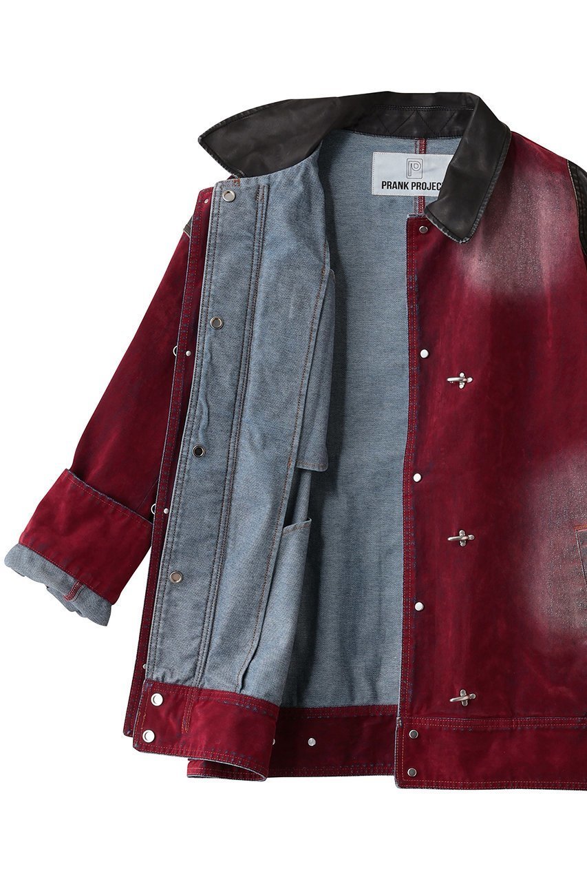 【プランク プロジェクト/PRANK PROJECT】のフロッキーデニムジャケット / Flocky Denim Jacket 人気、トレンドファッション・服の通販 founy(ファニー) 　ファッション　Fashion　レディースファッション　Fashion for Women　アウター　Coat / Outerwear Collection　レディースジャケット・軽アウター　Jackets　デニムジャケット / カジュアルアウター　Denim Jackets　おすすめ　Recommended / Our Picks　ウォーム　Warm Fabric　ジャケット　Jacket, Outerwear　デニム　Denim, Jeans Material　ドット　Polka Dot, Dot Pattern　バランス　Balance, Style Balance　フェミニン　Feminine, Girly　ブルゾン　Blouson, Bomber Jacket　ランダム　Random, Irregular　other-6|ID: prp329100004622161 ipo3291000000036038397