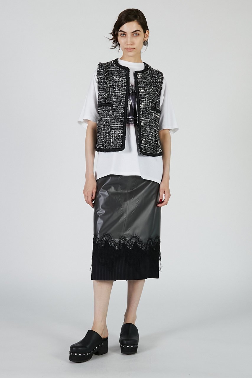【プランク プロジェクト/PRANK PROJECT】のツイードベスト / Tweed Vest 人気、トレンドファッション・服の通販 founy(ファニー) 　ファッション　Fashion　レディースファッション　Fashion for Women　アウター　Coat / Outerwear Collection　レディースジャケット・軽アウター　Jackets　2025年　2025　2025-2026秋冬・A/W　Autumn/Winter 2025–26 AW25–26　おすすめ　Recommended / Our Picks　インナー　Innerwear　コンパクト　Compact, Small Size　ジャケット　Jacket, Outerwear　スパンコール　Sequins, Sequin Embellishment　タートルネック　Turtleneck, High Neck　ツイード　Twill, Twill Weave　ノースリーブ　Sleeveless, No-Sleeve　ベスト　Vest, Waistcoat　ミックス　Mix, Mixed Style　A/W・秋冬　Autumn/Winter　other-6|ID: prp329100004622162 ipo3291000000033169946