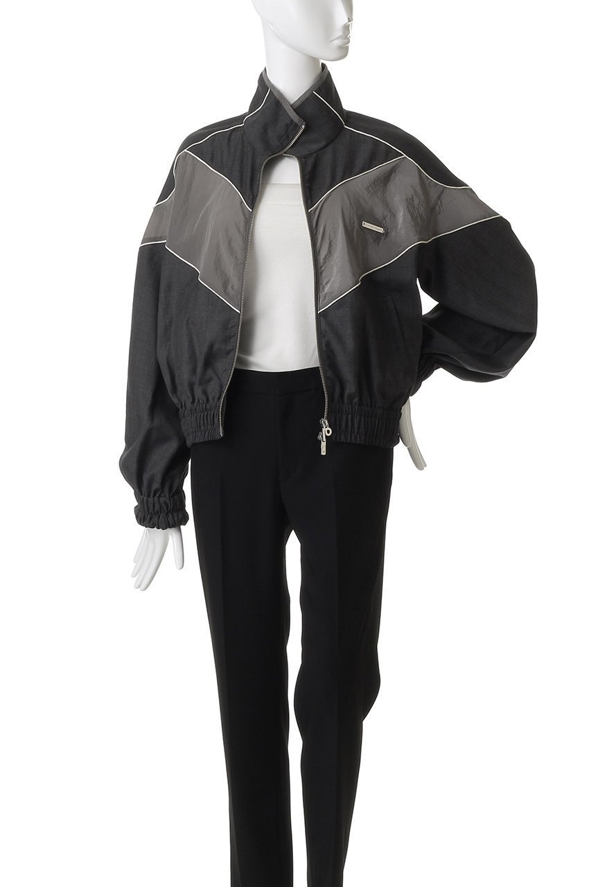 【プランク プロジェクト/PRANK PROJECT】のウーステッドトラックブルゾン / Wool Track Blouson 人気、トレンドファッション・服の通販 founy(ファニー) 　ファッション　Fashion　レディースファッション　Fashion for Women　アウター　Coat / Outerwear Collection　レディースジャケット・軽アウター　Jackets　ブルゾンジャケット・スポーティアウター　Blouson Jackets　おすすめ　Recommended / Our Picks　クラシック　Classic, Timeless Style　ジャケット　Jacket, Outerwear　ストライプ　Stripe, Striped Pattern　スポーティ　Sporty, Casual Athletic　セットアップ　Set-Up, Coordinated Outfit　チェック　Check, Plaid, Tartan　ブルゾン　Blouson, Bomber Jacket　マニッシュ　Mannish, Boyish　ミックス　Mix, Mixed Style　other-7|ID: prp329100004622163 ipo3291000000035865215