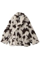 【プランク プロジェクト/PRANK PROJECT】のミックスパターンファージャケット / Mix Pattern Fur Jacket 人気、トレンドファッション・服の通販 founy(ファニー) ファッション Fashion レディースファッション Fashion for Women アウター Coat / Outerwear Collection レディースジャケット・軽アウター Jackets シンプル Simple, Minimal ジャケット Jacket, Outerwear スウェット / スエット Sweatshirt, Sweatwear パターン Pattern, Design Print thumbnail MLT(マルチカラー)|ID: prp329100004622164 ipo3291000000036467535