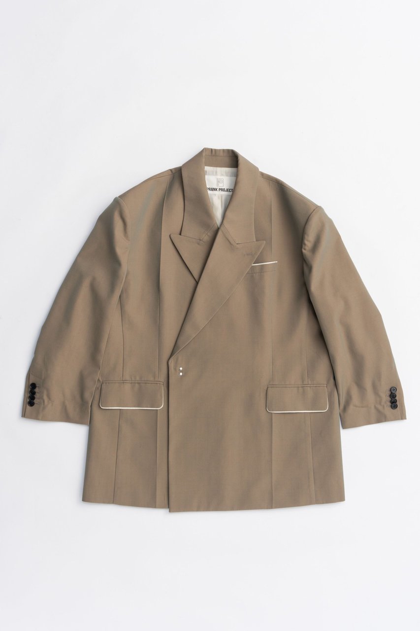 【プランク プロジェクト/PRANK PROJECT】のスーパービッグジャケット / Super Big Jacket インテリア・キッズ・メンズ・レディースファッション・服の通販 founy(ファニー) 　ファッション　Fashion　レディースファッション　Fashion for Women　アウター　Coat / Outerwear Collection　レディースジャケット・軽アウター　Jackets　2025年　2025　2025-2026秋冬・A/W　Autumn/Winter 2025–26 AW25–26　おすすめ　Recommended / Our Picks　シャンブレー　Chambray, Denim-Like Fabric　ジャケット　Jacket, Outerwear　ストライプ　Stripe, Striped Pattern　セットアップ　Set-Up, Coordinated Outfit　A/W・秋冬　Autumn/Winter　KHK(カーキ)|ID: prp329100004622165 ipo3291000000033169971
