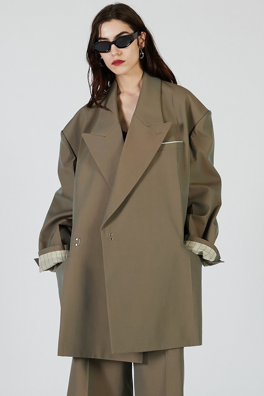 【プランク プロジェクト/PRANK PROJECT】のスーパービッグジャケット / Super Big Jacket 人気、トレンドファッション・服の通販 founy(ファニー) 　ファッション　Fashion　レディースファッション　Fashion for Women　アウター　Coat / Outerwear Collection　レディースジャケット・軽アウター　Jackets　2025年　2025　2025-2026秋冬・A/W　Autumn/Winter 2025–26 AW25–26　おすすめ　Recommended / Our Picks　シャンブレー　Chambray, Denim-Like Fabric　ジャケット　Jacket, Outerwear　ストライプ　Stripe, Striped Pattern　セットアップ　Set-Up, Coordinated Outfit　A/W・秋冬　Autumn/Winter　other-7|ID: prp329100004622165 ipo3291000000033169977