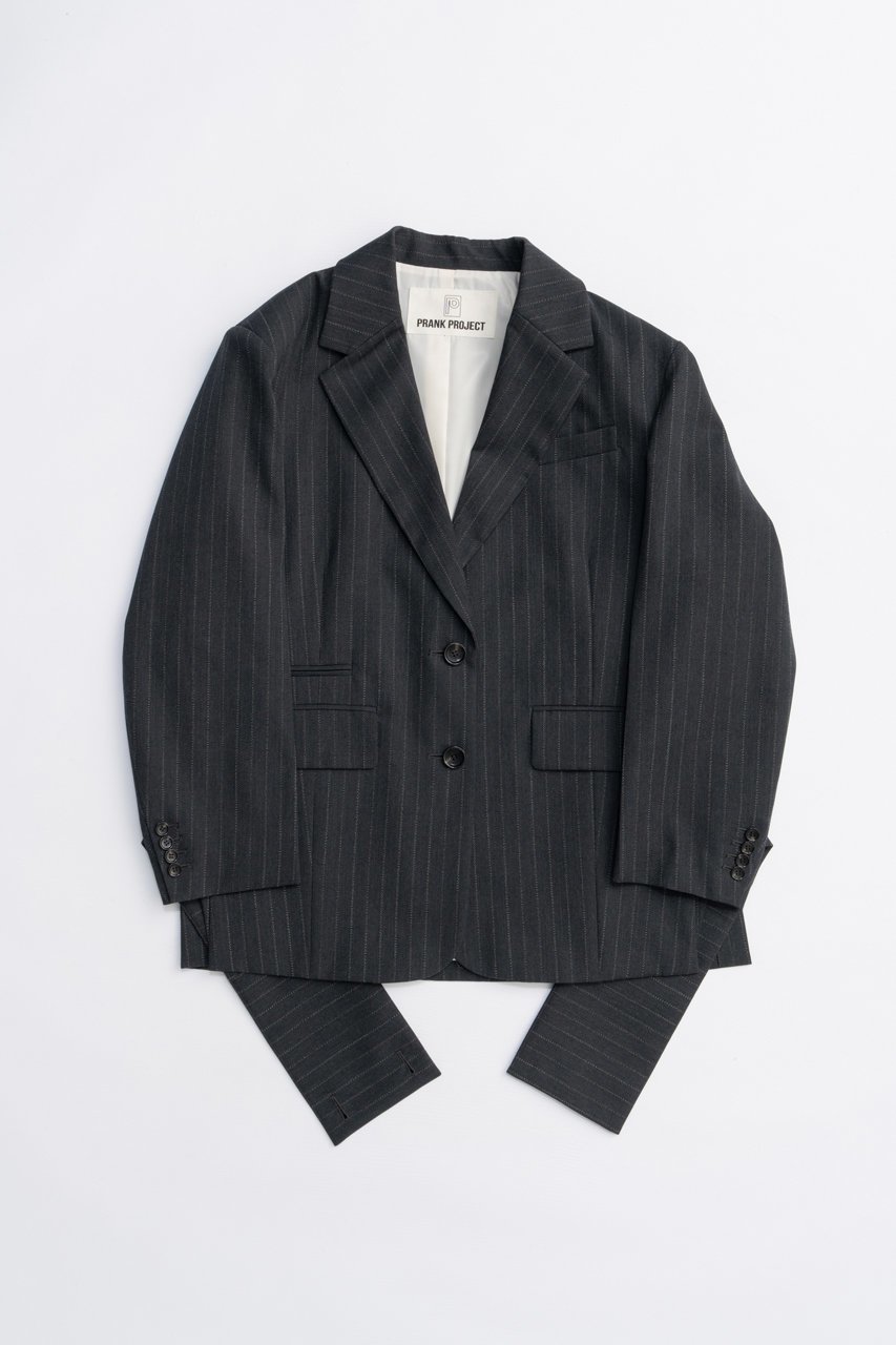 【プランク プロジェクト/PRANK PROJECT】のベルテッドジャケット / Belted Jacket インテリア・キッズ・メンズ・レディースファッション・服の通販 founy(ファニー) 　ファッション　Fashion　レディースファッション　Fashion for Women　アウター　Coat / Outerwear Collection　レディースジャケット・軽アウター　Jackets　2025年　2025　2025-2026秋冬・A/W　Autumn/Winter 2025–26 AW25–26　コーティング　Coating, Coated Finish　ジャケット　Jacket, Outerwear　A/W・秋冬　Autumn/Winter　C.GRY(チャコールグレー)|ID: prp329100004622167 ipo3291000000033169989