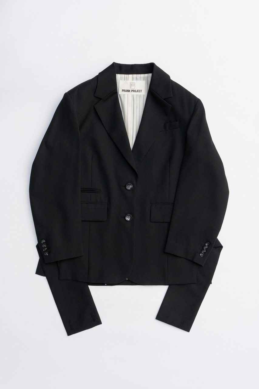 【プランク プロジェクト/PRANK PROJECT】のベルテッドジャケット / Belted Jacket インテリア・キッズ・メンズ・レディースファッション・服の通販 founy(ファニー) 　ファッション　Fashion　レディースファッション　Fashion for Women　アウター　Coat / Outerwear Collection　レディースジャケット・軽アウター　Jackets　2025年　2025　2025-2026秋冬・A/W　Autumn/Winter 2025–26 AW25–26　コーティング　Coating, Coated Finish　ジャケット　Jacket, Outerwear　A/W・秋冬　Autumn/Winter　BLK(ブラック)|ID: prp329100004622167 ipo3291000000033169990