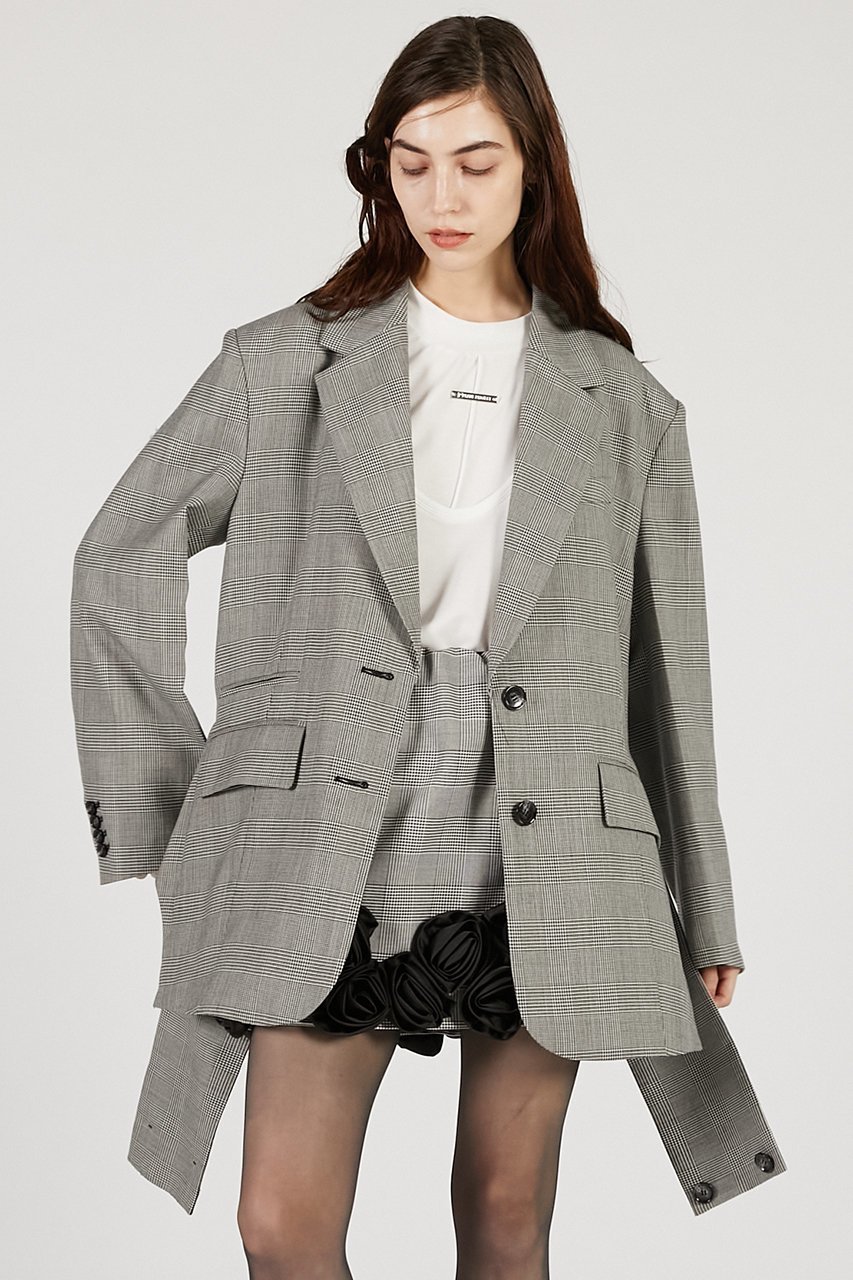 【プランク プロジェクト/PRANK PROJECT】のベルテッドジャケット / Belted Jacket 人気、トレンドファッション・服の通販 founy(ファニー) 　ファッション　Fashion　レディースファッション　Fashion for Women　アウター　Coat / Outerwear Collection　レディースジャケット・軽アウター　Jackets　2025年　2025　2025-2026秋冬・A/W　Autumn/Winter 2025–26 AW25–26　コーティング　Coating, Coated Finish　ジャケット　Jacket, Outerwear　A/W・秋冬　Autumn/Winter　other-8|ID: prp329100004622167 ipo3291000000033169998