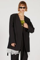 【プランク プロジェクト/PRANK PROJECT】のグランピアンズウールノーカラージャケット / Grand Pianist Wool No-Collar Jacket BLK(ブラック)|ID: prp329100004622169 ipo3291000000033170009