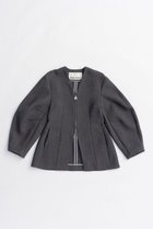 【プランク プロジェクト/PRANK PROJECT】のコクーンスリーブジップトップ / Cocoon Sleeve Zip Top GRY(グレー)|ID: prp329100004622170 ipo3291000000033170020