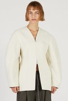 【プランク プロジェクト/PRANK PROJECT】のコクーンスリーブジップトップ / Cocoon Sleeve Zip Top L.YEL(ライトイエロー)|ID: prp329100004622170 ipo3291000000033170022