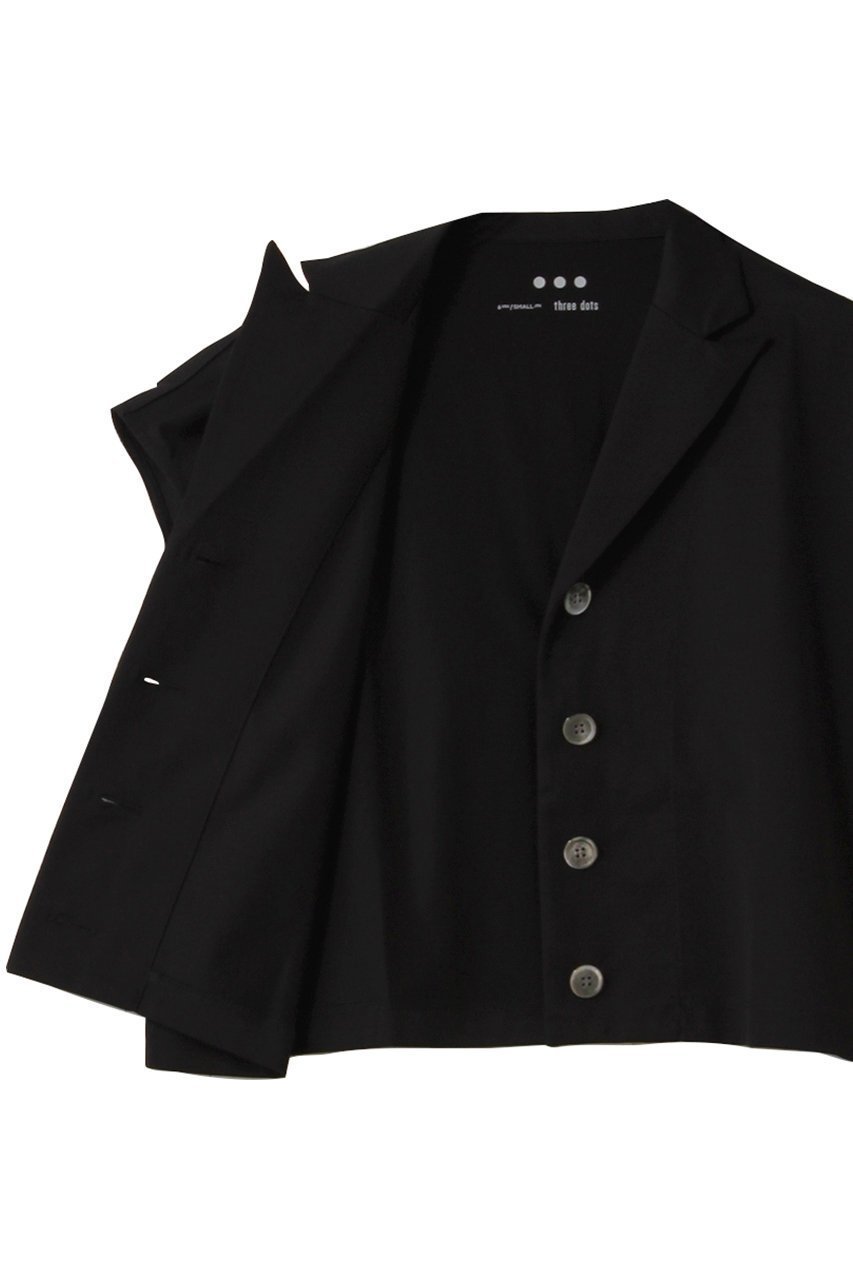 【スリー ドッツ/three dots】のシルキーコットン ライトジレ 人気、トレンドファッション・服の通販 founy(ファニー) 　ファッション　Fashion　レディースファッション　Fashion for Women　アウター　Coat / Outerwear Collection　レディースジャケット・軽アウター　Jackets　2025年　2025　2025-2026秋冬・A/W　Autumn/Winter 2025–26 AW25–26　コンパクト　Compact, Small Size　シンプル　Simple, Minimal　ジャケット　Jacket, Outerwear　バランス　Balance, Style Balance　フォルム　Silhouette, Form　ベスト　Vest, Waistcoat　ボトム　Bottoms, Lower Wear　A/W・秋冬　Autumn/Winter　other-6|ID: prp329100004622172 ipo3291000000033170045