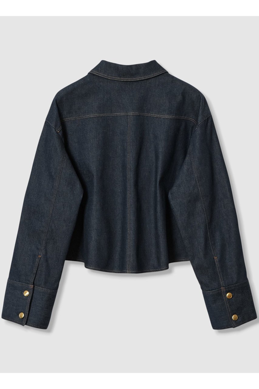 【アナイ/ANAYI】のデニムライクステンカラー ジャケット 人気、トレンドファッション・服の通販 founy(ファニー) 　ファッション　Fashion　レディースファッション　Fashion for Women　アウター　Coat / Outerwear Collection　レディースジャケット・軽アウター　Jackets　2025年　2025　2025-2026秋冬・A/W　Autumn/Winter 2025–26 AW25–26　カフス　Cuff Design　ジャケット　Jacket, Outerwear　ストレッチ　Stretch, Stretchy Fabric　ツイル　Twist, Twisted Detail　デニム　Denim, Jeans Material　ブルゾン　Blouson, Bomber Jacket　ポケット　Pocket, Pocket Detail　A/W・秋冬　Autumn/Winter　other-2|ID: prp329100004622173 ipo3291000000033170049