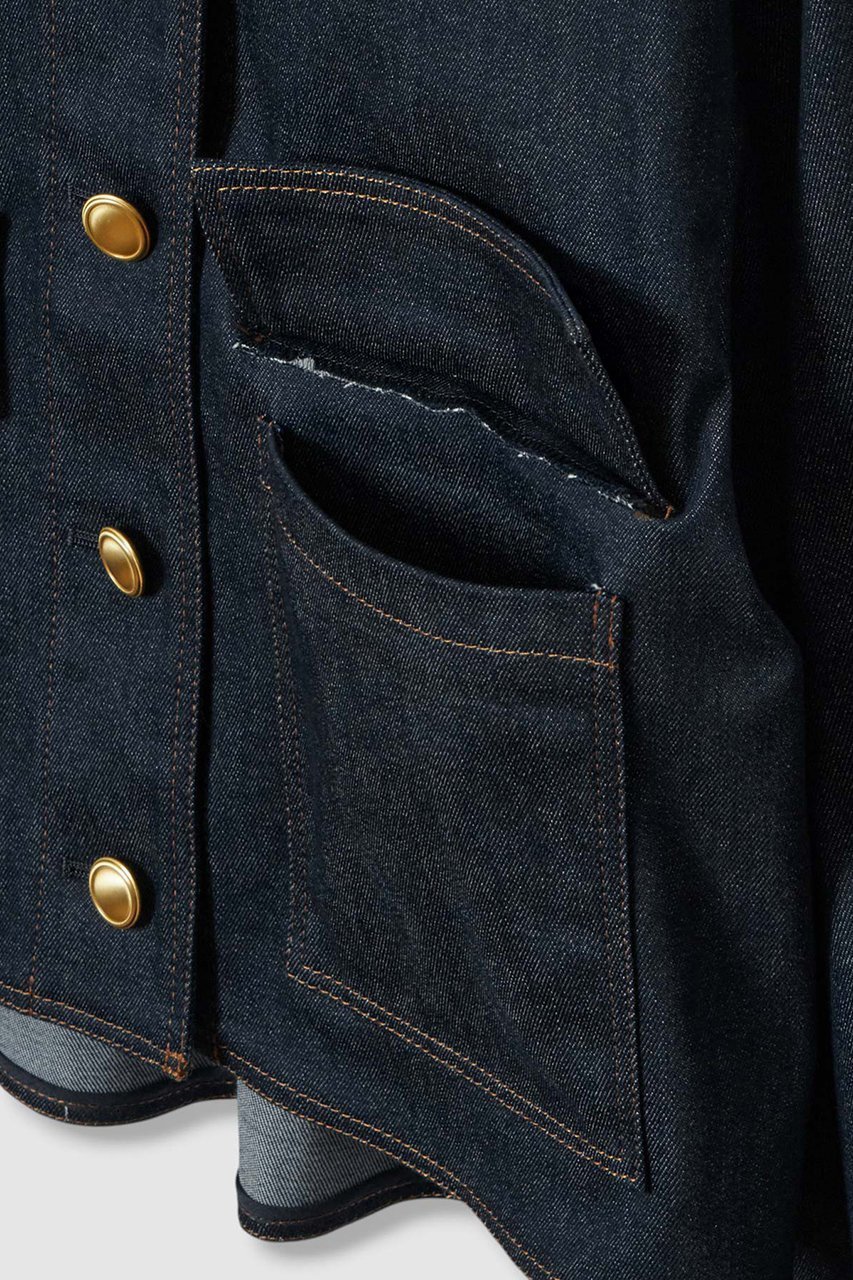 【アナイ/ANAYI】のデニムライクステンカラー ジャケット 人気、トレンドファッション・服の通販 founy(ファニー) 　ファッション　Fashion　レディースファッション　Fashion for Women　アウター　Coat / Outerwear Collection　レディースジャケット・軽アウター　Jackets　2025年　2025　2025-2026秋冬・A/W　Autumn/Winter 2025–26 AW25–26　カフス　Cuff Design　ジャケット　Jacket, Outerwear　ストレッチ　Stretch, Stretchy Fabric　ツイル　Twist, Twisted Detail　デニム　Denim, Jeans Material　ブルゾン　Blouson, Bomber Jacket　ポケット　Pocket, Pocket Detail　A/W・秋冬　Autumn/Winter　other-4|ID: prp329100004622173 ipo3291000000033170051