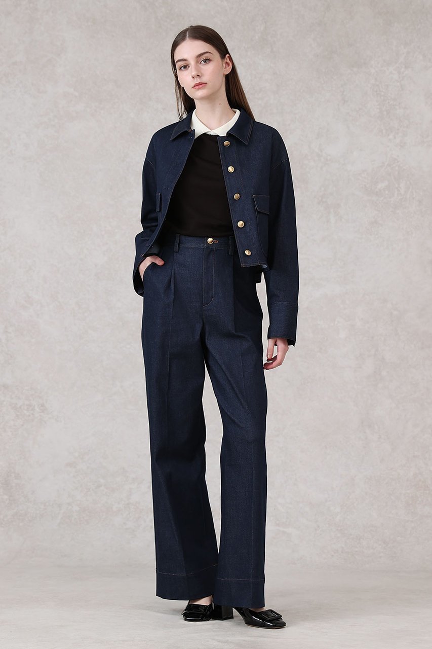 【アナイ/ANAYI】のデニムライクステンカラー ジャケット 人気、トレンドファッション・服の通販 founy(ファニー) 　ファッション　Fashion　レディースファッション　Fashion for Women　アウター　Coat / Outerwear Collection　レディースジャケット・軽アウター　Jackets　2025年　2025　2025-2026秋冬・A/W　Autumn/Winter 2025–26 AW25–26　カフス　Cuff Design　ジャケット　Jacket, Outerwear　ストレッチ　Stretch, Stretchy Fabric　ツイル　Twist, Twisted Detail　デニム　Denim, Jeans Material　ブルゾン　Blouson, Bomber Jacket　ポケット　Pocket, Pocket Detail　A/W・秋冬　Autumn/Winter　other-7|ID: prp329100004622173 ipo3291000000033170054