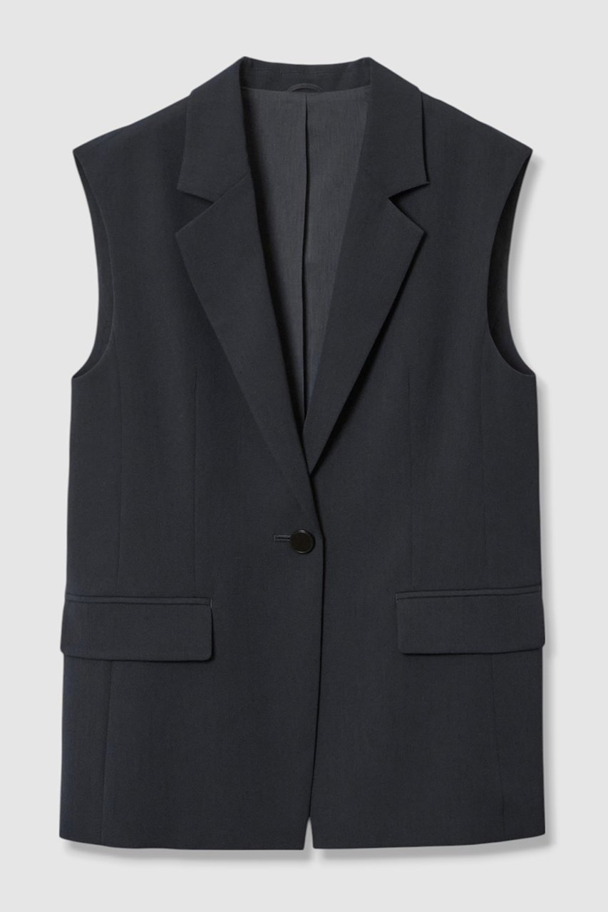 【アナイ/ANAYI】の【セットアップ対応商品】ウールライクタックショルダージレ インテリア・キッズ・メンズ・レディースファッション・服の通販 founy(ファニー) 　ファッション　Fashion　レディースファッション　Fashion for Women　アウター　Coat / Outerwear Collection　レディースジャケット・軽アウター　Jackets　2025年　2025　2025-2026秋冬・A/W　Autumn/Winter 2025–26 AW25–26　おすすめ　Recommended / Our Picks　ジャケット　Jacket, Outerwear　ストレッチ　Stretch, Stretchy Fabric　セットアップ　Set-Up, Coordinated Outfit　テーラード　Tailored, Tailored Fit　バランス　Balance, Style Balance　ベスト　Vest, Waistcoat　ポケット　Pocket, Pocket Detail　エレガント 上品　Elegant　A/W・秋冬　Autumn/Winter　ネイビー|ID: prp329100004622174 ipo3291000000033170057