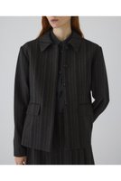 【リムアーク/RIM.ARK】の【8/1 10:00販売開始】Contrast JK/ジャケット 人気、トレンドファッション・服の通販 founy(ファニー) ファッション Fashion レディースファッション Fashion for Women アウター Coat / Outerwear Collection レディースジャケット・軽アウター Jackets おすすめ Recommended / Our Picks コンパクト Compact, Small Size ショート Short, Short Length ジャケット Jacket, Outerwear ストライプ Stripe, Striped Pattern セットアップ Set-Up, Coordinated Outfit マニッシュ Mannish, Boyish モダン Modern, Contemporary エレガント 上品 Elegant 新作・新入荷 New Arrivals / New In 羽織 Haori, Light Jacket |ID:prp329100004622178