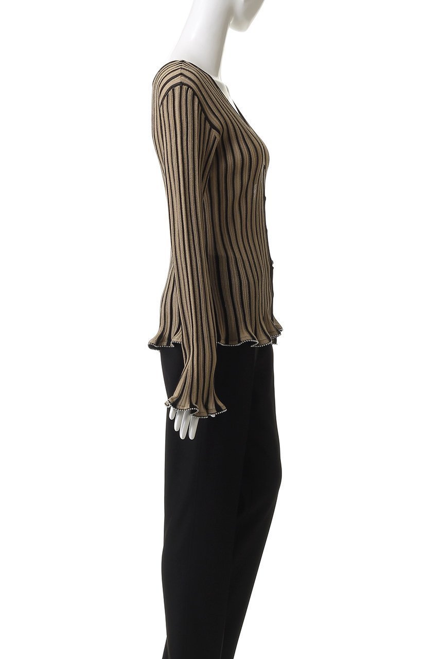 【プランク プロジェクト/PRANK PROJECT】のビーズヘムニットトップ / Beaded Hem Top 人気、トレンドファッション・服の通販 founy(ファニー) 　ファッション　Fashion　レディースファッション　Fashion for Women　トップス・カットソー　Cut & Sew Tops　ニット　Knit Tops & Sweaters　カジュアルプルオーバー・ニットトップス　Pullovers & Knit Tops / Casual Pullovers　カーディガン　Cardigan, Knitwear　シンプル　Simple, Minimal　セットアップ　Set-Up, Coordinated Outfit　プリーツ　Pleats, Pleated　メタル　Metal, Metal Parts　ラッフル　Ruffle, Frill　夏　Summer　羽織　Haori, Light Jacket　other-3|ID: prp329100004622179 ipo3291000000035572501