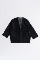 【プランク プロジェクト/PRANK PROJECT】のダブルフェイスアルパカニットカーディガン / Double-faced Alpaca Knit Cardigan 人気、トレンドファッション・服の通販 founy(ファニー) ファッション Fashion レディースファッション Fashion for Women トップス・カットソー Cut & Sew Tops ニット Knit Tops & Sweaters カーディガン・羽織り Layered Style Cardigans 2025年 2025 2025-2026秋冬・A/W Autumn/Winter 2025–26 AW25–26 カーディガン Cardigan, Knitwear シンプル Simple, Minimal A/W・秋冬 Autumn/Winter thumbnail BLK(ブラック)|ID: prp329100004622180 ipo3291000000033170110