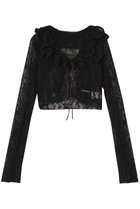 【プランク プロジェクト/PRANK PROJECT】のレースフリルウェーブカーディガン / Lace Frill Wave Cardigan BLK(ブラック)|ID: prp329100004622181 ipo3291000000035865228