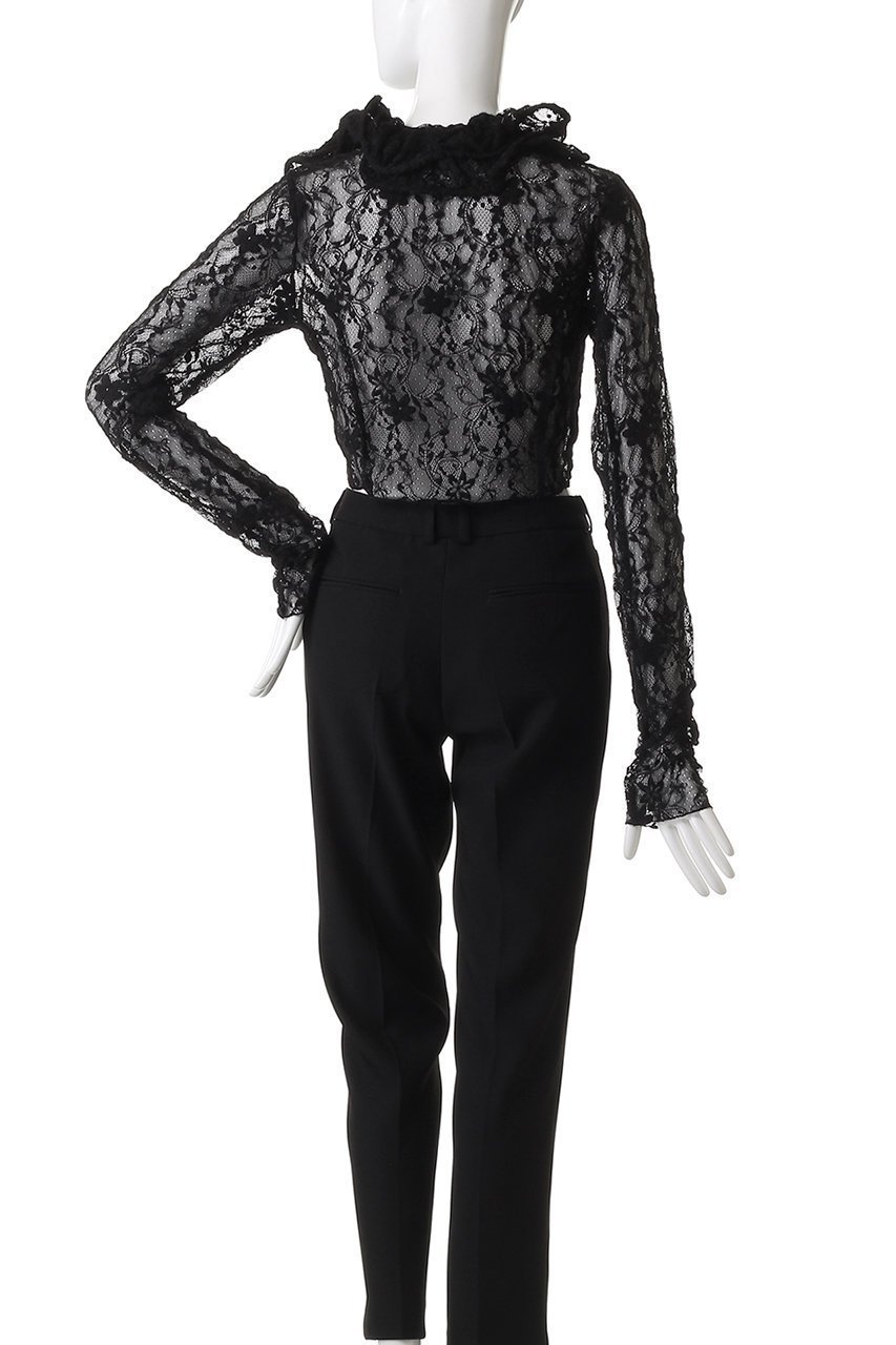 【プランク プロジェクト/PRANK PROJECT】のレースフリルウェーブカーディガン / Lace Frill Wave Cardigan 人気、トレンドファッション・服の通販 founy(ファニー) 　ファッション　Fashion　レディースファッション　Fashion for Women　トップス・カットソー　Cut & Sew Tops　ニット　Knit Tops & Sweaters　カーディガン・羽織り　Layered Style Cardigans　おすすめ　Recommended / Our Picks　ウェーブ　Wavy Pattern　カーディガン　Cardigan, Knitwear　ストレッチ　Stretch, Stretchy Fabric　フラワー　Flower, Floral　フリル　Frill, Ruffle　フロント　Front, Front Design　ランダム　Random, Irregular　リボン　Ribbon, Bow　レース　Lace, Lace Fabric　other-4|ID: prp329100004622181 ipo3291000000035865231