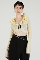 【プランク プロジェクト/PRANK PROJECT】のフリルウェーブカーディガン / Frill Wave Cardigan CRM(クリーム)|ID: prp329100004622182 ipo3291000000033170130