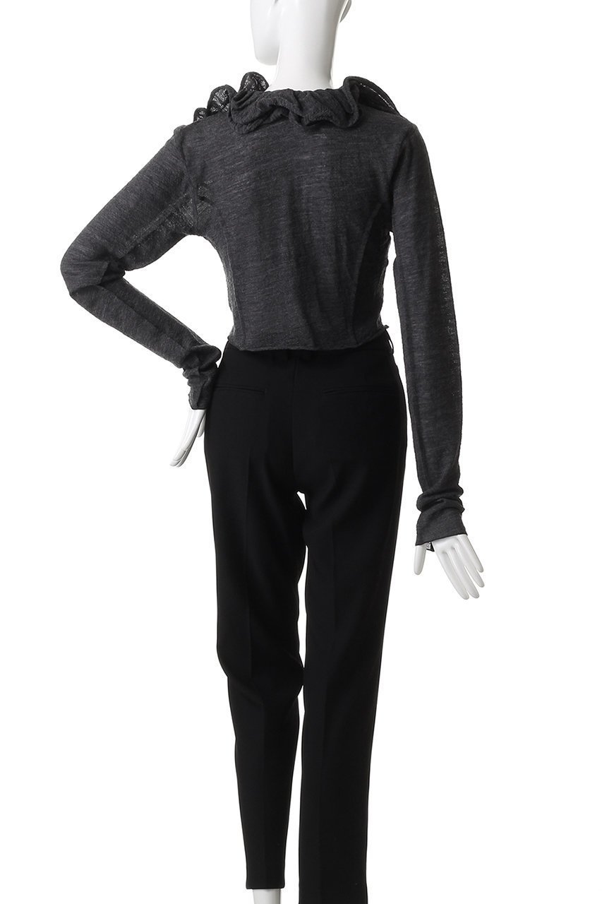 【プランク プロジェクト/PRANK PROJECT】のフリルウェーブカーディガン / Frill Wave Cardigan 人気、トレンドファッション・服の通販 founy(ファニー) 　ファッション　Fashion　レディースファッション　Fashion for Women　トップス・カットソー　Cut & Sew Tops　ニット　Knit Tops & Sweaters　カーディガン・羽織り　Layered Style Cardigans　おすすめ　Recommended / Our Picks　ウェーブ　Wavy Pattern　カットソー　Cut and Sewn Top　カーディガン　Cardigan, Knitwear　フィット　Fit, Slim Fit　フリル　Frill, Ruffle　フロント　Front, Front Design　ランダム　Random, Irregular　リボン　Ribbon, Bow　other-4|ID: prp329100004622182 ipo3291000000035572512