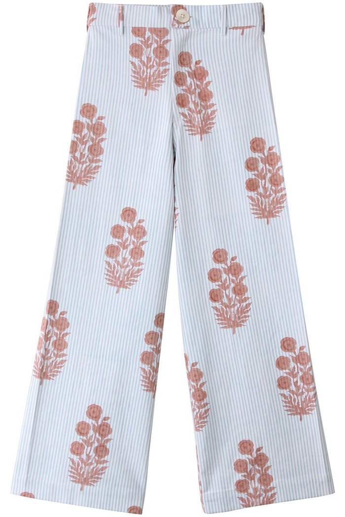 【エスゼット ブロックプリント/SZ Blockprints】のDISCO PANTS POPPY ON THIN STRIPE ワイドパンツ インテリア・キッズ・メンズ・レディースファッション・服の通販 founy(ファニー) https://founy.com/ ファッション Fashion レディースファッション Fashion for Women パンツ Pants & Trousers 2025年 2025 2025-2026秋冬・A/W Autumn/Winter 2025–26 AW25–26 オリエンタル Oriental Pattern クロップド Cropped, Short Length ショート Short, Short Length ストライプ Stripe, Striped Pattern フィット Fit, Slim Fit ボトム Bottoms, Lower Wear ワイド Wide, Wide Fit A/W・秋冬 Autumn/Winter |ID: prp329100004622186 ipo3291000000033170175