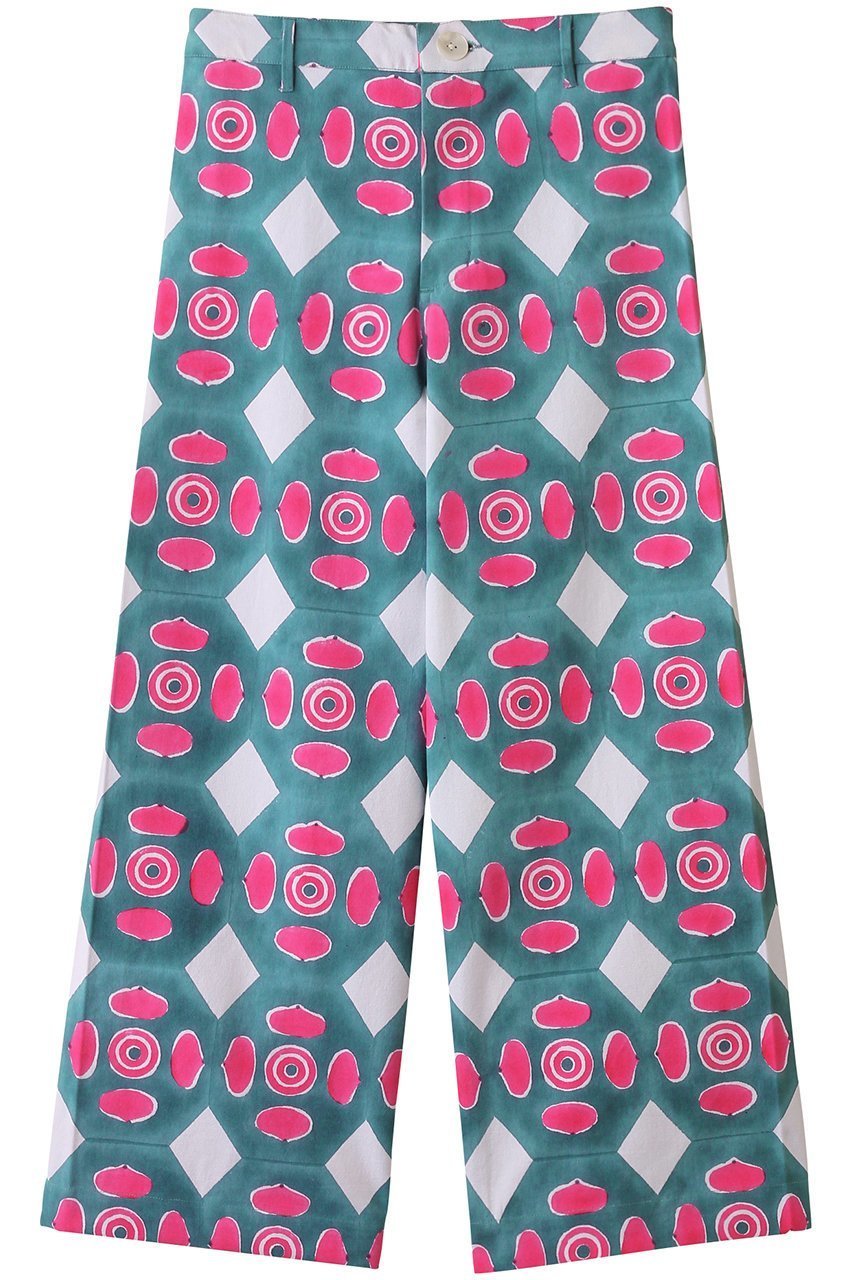 【エスゼット ブロックプリント/SZ Blockprints】のDISCO PANTS BUTTON ワイドパンツ 人気、トレンドファッション・服の通販 founy(ファニー) 　ファッション　Fashion　レディースファッション　Fashion for Women　パンツ　Pants & Trousers　おすすめ　Recommended / Our Picks　オリエンタル　Oriental Pattern　シンプル　Simple, Minimal　プリント　Print, Printed Pattern　ボトム　Bottoms, Lower Wear　ワイド　Wide, Wide Fit　 other-1|ID: prp329100004622187 ipo3291000000035615516