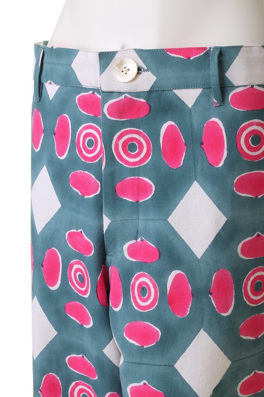 【エスゼット ブロックプリント/SZ Blockprints】のDISCO PANTS BUTTON ワイドパンツ 人気、トレンドファッション・服の通販 founy(ファニー) 　ファッション　Fashion　レディースファッション　Fashion for Women　パンツ　Pants & Trousers　おすすめ　Recommended / Our Picks　オリエンタル　Oriental Pattern　シンプル　Simple, Minimal　プリント　Print, Printed Pattern　ボトム　Bottoms, Lower Wear　ワイド　Wide, Wide Fit　other-5|ID: prp329100004622187 ipo3291000000035615521