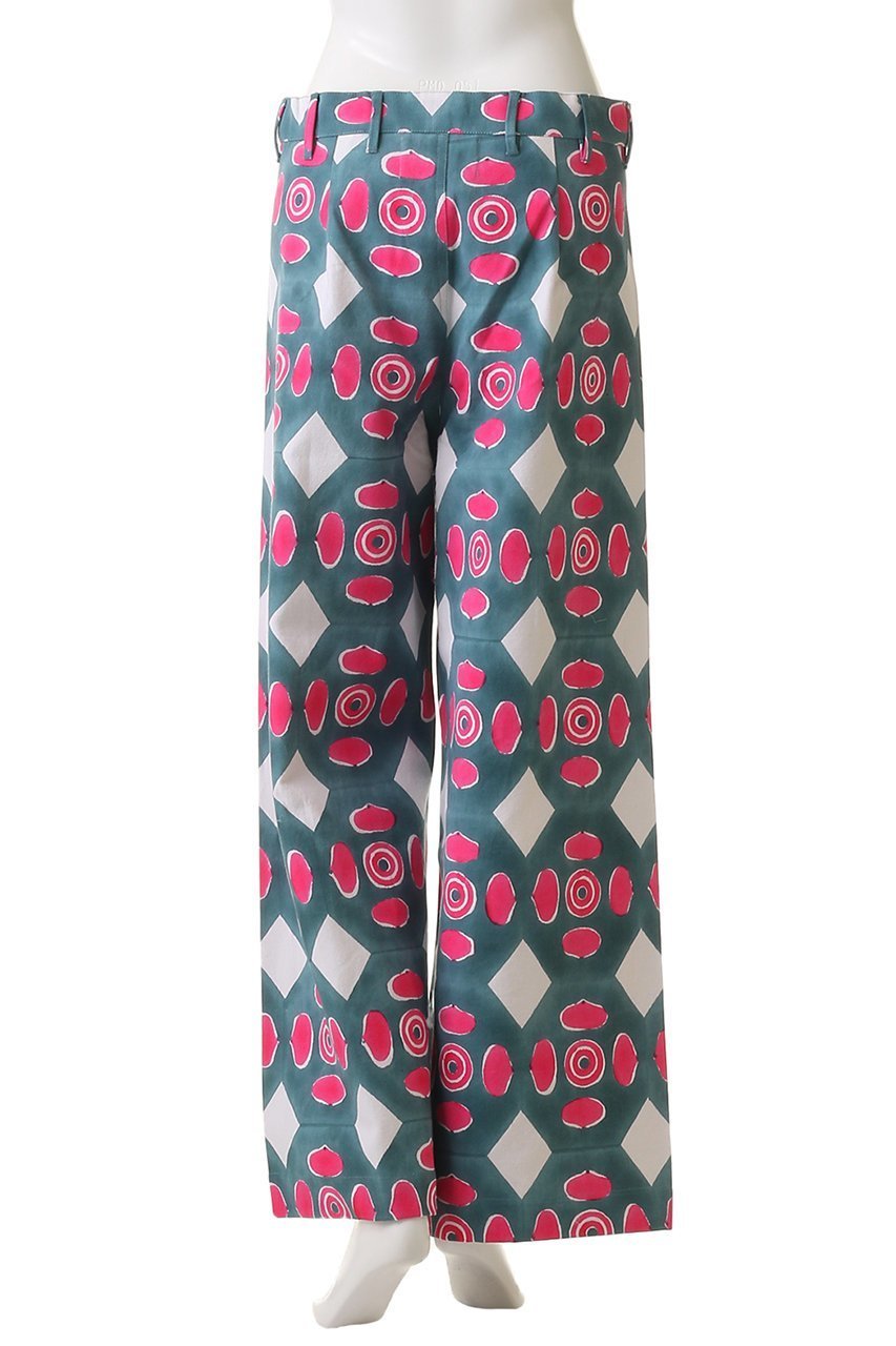 【エスゼット ブロックプリント/SZ Blockprints】のDISCO PANTS BUTTON ワイドパンツ 人気、トレンドファッション・服の通販 founy(ファニー) 　ファッション　Fashion　レディースファッション　Fashion for Women　パンツ　Pants & Trousers　おすすめ　Recommended / Our Picks　オリエンタル　Oriental Pattern　シンプル　Simple, Minimal　プリント　Print, Printed Pattern　ボトム　Bottoms, Lower Wear　ワイド　Wide, Wide Fit　other-4|ID: prp329100004622187 ipo3291000000036674147