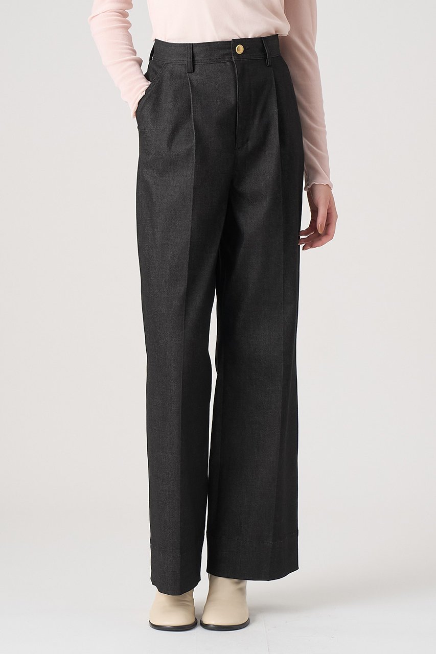 【アナイ/ANAYI】のデニムライクタックパンツ 人気、トレンドファッション・服の通販 founy(ファニー) 　ファッション　Fashion　レディースファッション　Fashion for Women　パンツ　Pants & Trousers　2025年　2025　2025-2026秋冬・A/W　Autumn/Winter 2025–26 AW25–26　おすすめ　Recommended / Our Picks　ジャケット　Jacket, Outerwear　ストレッチ　Stretch, Stretchy Fabric　スラックス　Slacks, Dress Pants　セットアップ　Set-Up, Coordinated Outfit　センター　Center, Center Line　ツイル　Twist, Twisted Detail　デニム　Denim, Jeans Material　ポケット　Pocket, Pocket Detail　A/W・秋冬　Autumn/Winter　other-5|ID: prp329100004622189 ipo3291000000033170208