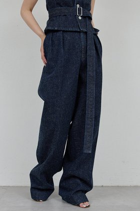 【ガリャルダガランテ/GALLARDAGALANTE】 【PEAS】ネップデニム人気、トレンドファッション・服の通販 founy(ファニー) ファッション Fashion レディースファッション Fashion for Women パンツ Pants & Trousers デニムパンツ・ジーンズ・美脚デニム Denim Jeans & Pants 2025年 2025 2025-2026秋冬・A/W Autumn/Winter 2025–26 AW25–26 スラックス Slacks, Dress Pants センター Center, Center Line デニム Denim, Jeans Material ネップ Nepp, Slub Yarn ブリーチ Bleach, Washed Finish ワイド Wide, Wide Fit A/W・秋冬 Autumn/Winter |ID:prp329100004622192