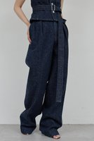 【ガリャルダガランテ/GALLARDAGALANTE】の【PEAS】ネップデニム 人気、トレンドファッション・服の通販 founy(ファニー) ファッション Fashion レディースファッション Fashion for Women パンツ Pants & Trousers デニムパンツ・ジーンズ・美脚デニム Denim Jeans & Pants 2025年 2025 2025-2026秋冬・A/W Autumn/Winter 2025–26 AW25–26 スラックス Slacks, Dress Pants センター Center, Center Line デニム Denim, Jeans Material ネップ Nepp, Slub Yarn ブリーチ Bleach, Washed Finish ワイド Wide, Wide Fit A/W・秋冬 Autumn/Winter |ID:prp329100004622192