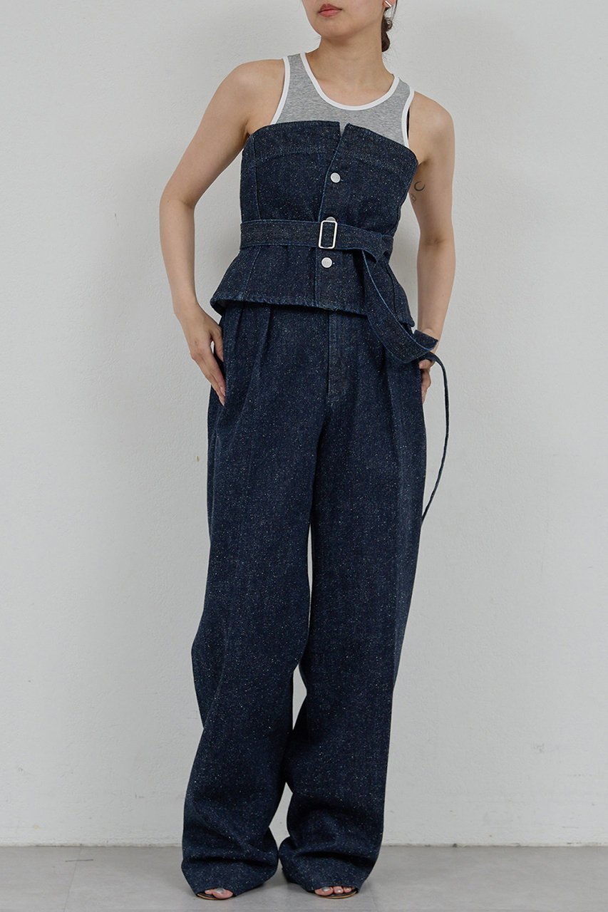 【ガリャルダガランテ/GALLARDAGALANTE】の【PEAS】ネップデニム 人気、トレンドファッション・服の通販 founy(ファニー) 　ファッション　Fashion　レディースファッション　Fashion for Women　パンツ　Pants & Trousers　デニムパンツ・ジーンズ・美脚デニム　Denim Jeans & Pants　2025年　2025　2025-2026秋冬・A/W　Autumn/Winter 2025–26 AW25–26　スラックス　Slacks, Dress Pants　センター　Center, Center Line　デニム　Denim, Jeans Material　ネップ　Nepp, Slub Yarn　ブリーチ　Bleach, Washed Finish　ワイド　Wide, Wide Fit　A/W・秋冬　Autumn/Winter　other-2|ID: prp329100004622192 ipo3291000000033170229
