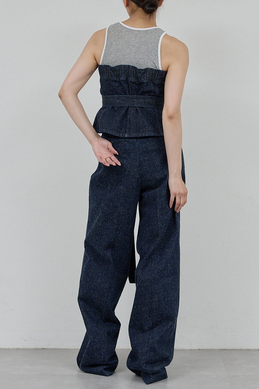 【ガリャルダガランテ/GALLARDAGALANTE】の【PEAS】ネップデニム 人気、トレンドファッション・服の通販 founy(ファニー) 　ファッション　Fashion　レディースファッション　Fashion for Women　パンツ　Pants & Trousers　デニムパンツ・ジーンズ・美脚デニム　Denim Jeans & Pants　2025年　2025　2025-2026秋冬・A/W　Autumn/Winter 2025–26 AW25–26　スラックス　Slacks, Dress Pants　センター　Center, Center Line　デニム　Denim, Jeans Material　ネップ　Nepp, Slub Yarn　ブリーチ　Bleach, Washed Finish　ワイド　Wide, Wide Fit　A/W・秋冬　Autumn/Winter　other-4|ID: prp329100004622192 ipo3291000000033170231