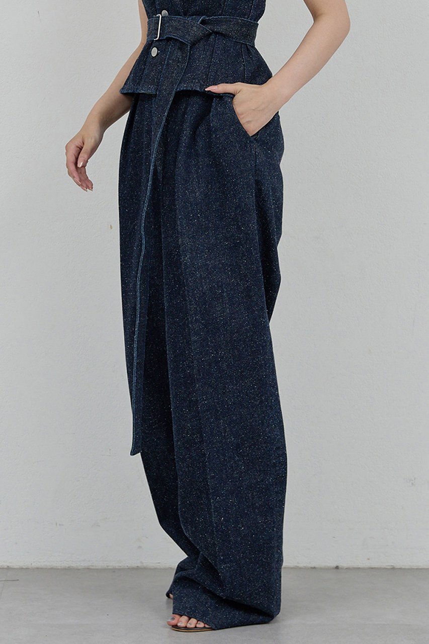 【ガリャルダガランテ/GALLARDAGALANTE】の【PEAS】ネップデニム 人気、トレンドファッション・服の通販 founy(ファニー) 　ファッション　Fashion　レディースファッション　Fashion for Women　パンツ　Pants & Trousers　デニムパンツ・ジーンズ・美脚デニム　Denim Jeans & Pants　2025年　2025　2025-2026秋冬・A/W　Autumn/Winter 2025–26 AW25–26　スラックス　Slacks, Dress Pants　センター　Center, Center Line　デニム　Denim, Jeans Material　ネップ　Nepp, Slub Yarn　ブリーチ　Bleach, Washed Finish　ワイド　Wide, Wide Fit　A/W・秋冬　Autumn/Winter　other-6|ID: prp329100004622192 ipo3291000000033170233