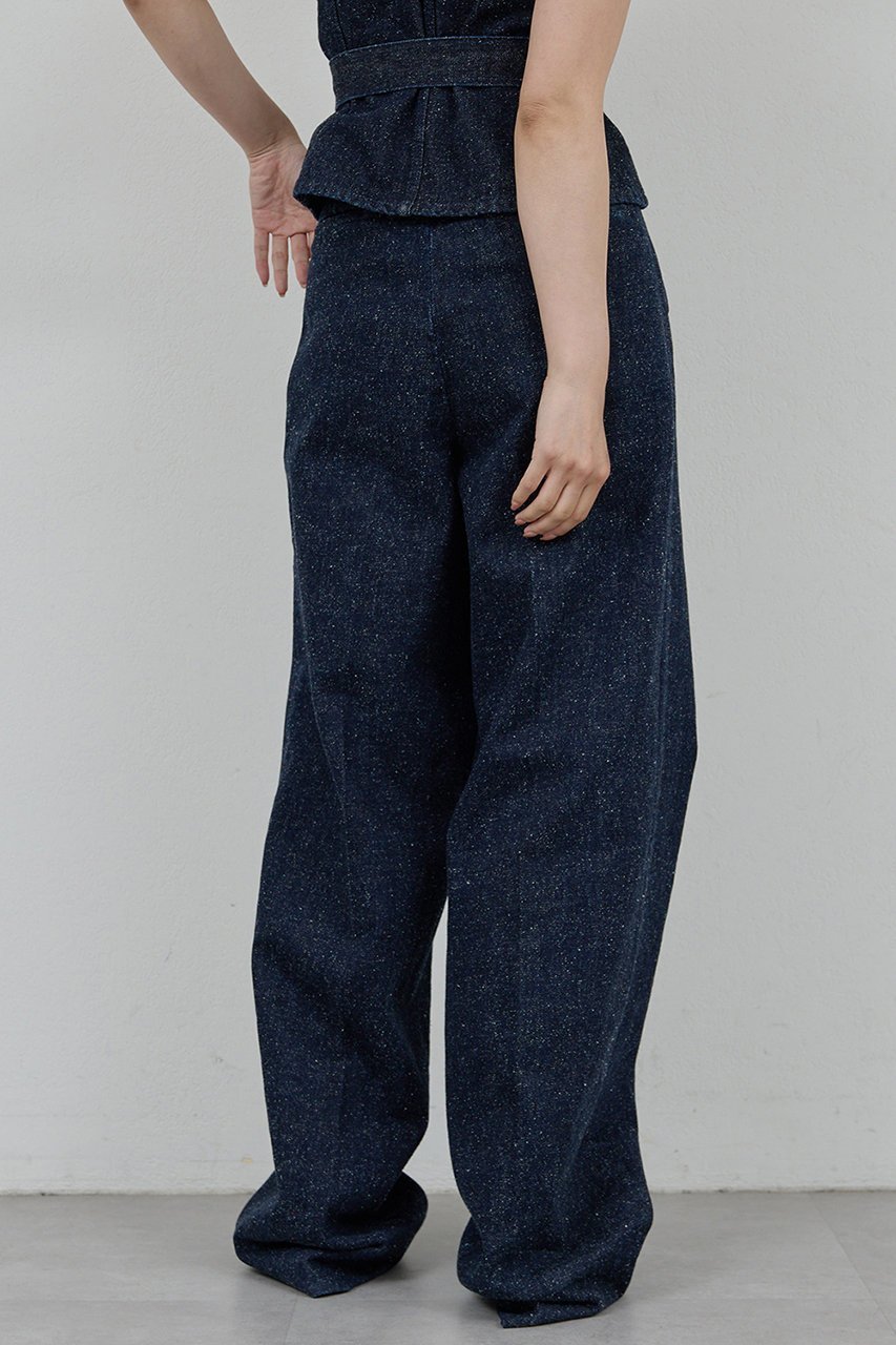 【ガリャルダガランテ/GALLARDAGALANTE】の【PEAS】ネップデニム 人気、トレンドファッション・服の通販 founy(ファニー) 　ファッション　Fashion　レディースファッション　Fashion for Women　パンツ　Pants & Trousers　デニムパンツ・ジーンズ・美脚デニム　Denim Jeans & Pants　2025年　2025　2025-2026秋冬・A/W　Autumn/Winter 2025–26 AW25–26　スラックス　Slacks, Dress Pants　センター　Center, Center Line　デニム　Denim, Jeans Material　ネップ　Nepp, Slub Yarn　ブリーチ　Bleach, Washed Finish　ワイド　Wide, Wide Fit　A/W・秋冬　Autumn/Winter　other-7|ID: prp329100004622192 ipo3291000000033170234